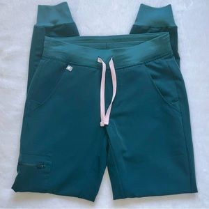 FIGS Caribbean blue Zamora joggers XXS